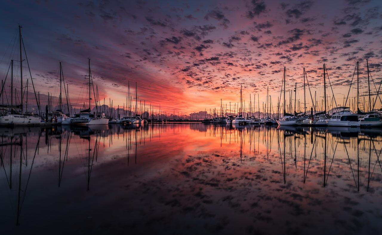 boats, port, sunrise-1802340.jpg
